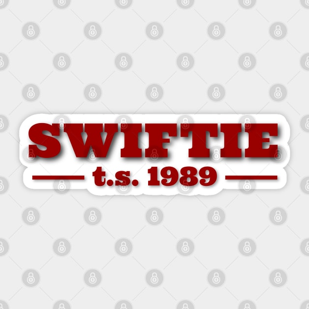 Taylor Swift no.03 Sticker by aleajsstuff